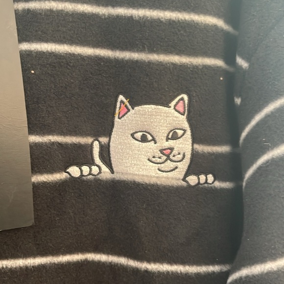 NWT - XL Rip N Dip Striped Long Sleeve Sweatshirt/Sweater - Picture 3 of 5